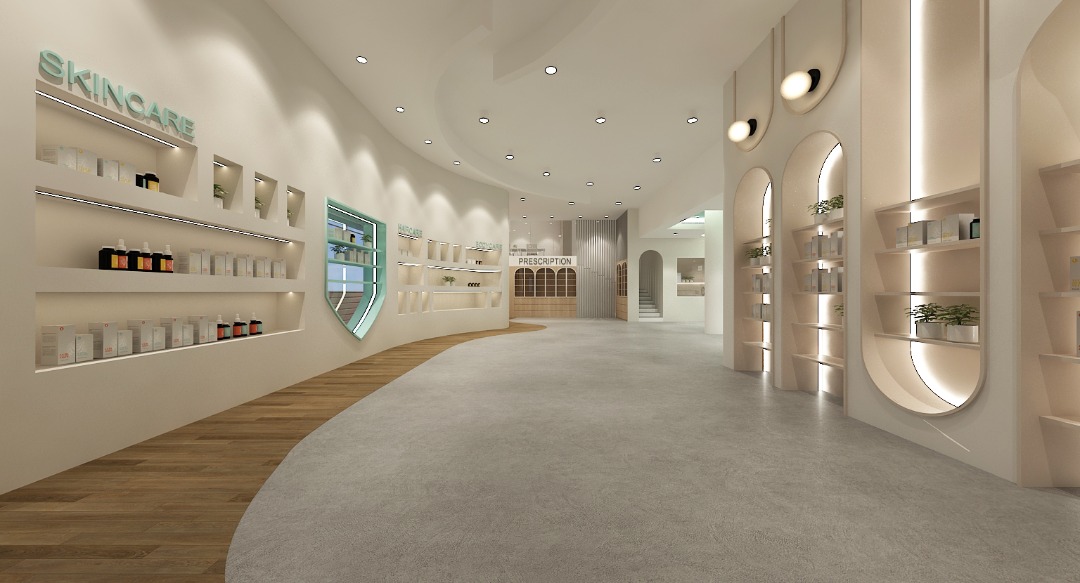 Pharmacy renovation interior