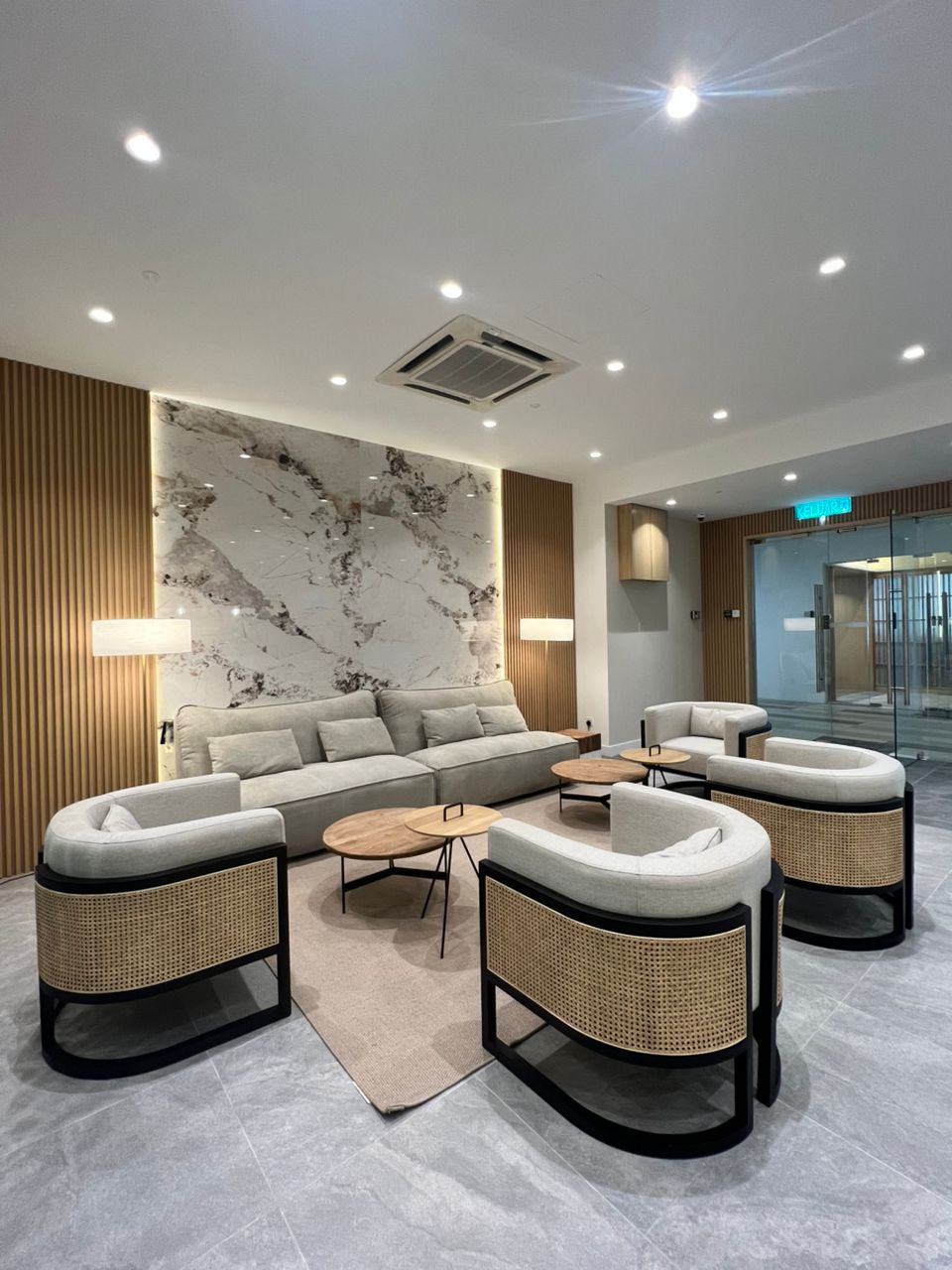 M Zenni Show Unit hallway